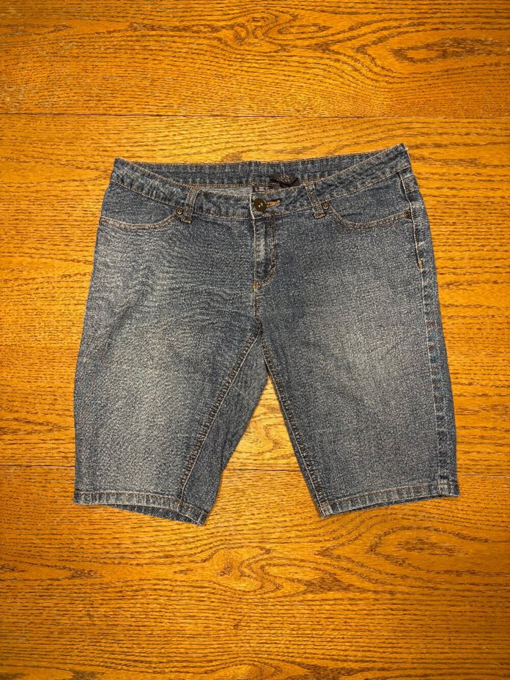 Denim Bermuda Shorts